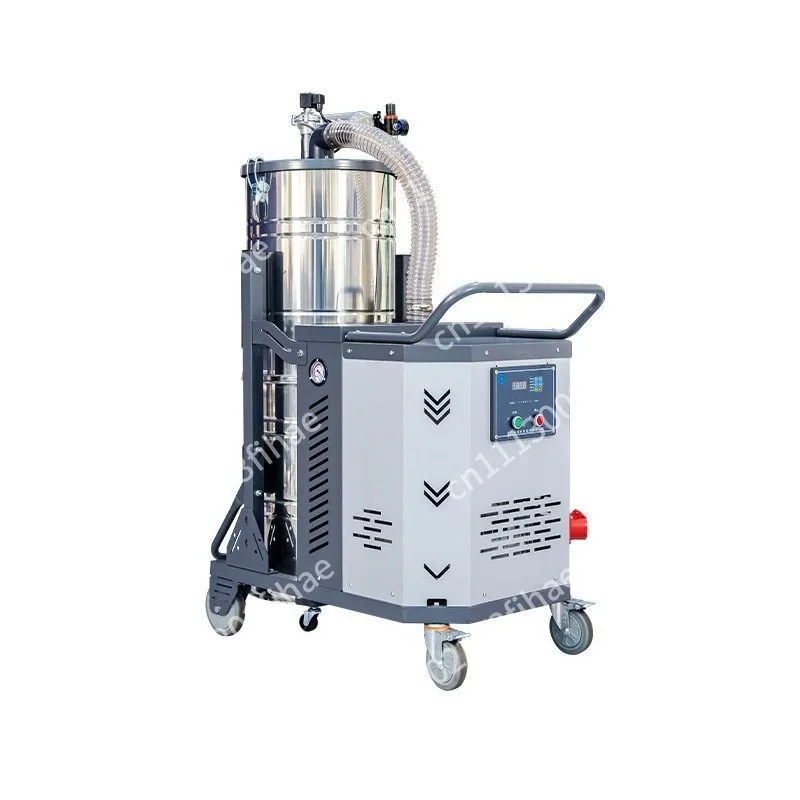 High-pressure industrial mobile vacuum cleaner, high-power, portable mobile dust collector, used in factory workshops