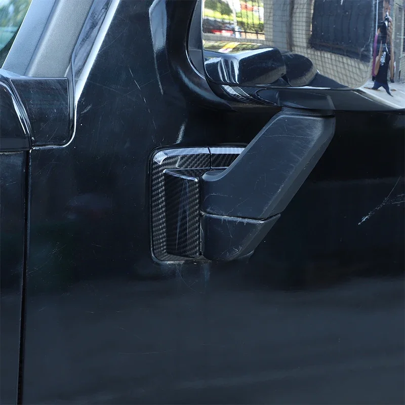 

For Hummer H3 2005-2009 ABS Matt Black Car Exterior Door Mirror Bottom Case Rearview Mirror Cover Trim Stickers Car Accessories