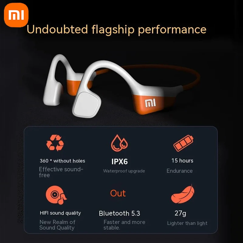 Xiaomi a20 knochen leitung ohrhörer drahtlose kopfhörer kompatibel bluetooth kopfhörer tws mit mikrofon schwimmen sport tragen headset