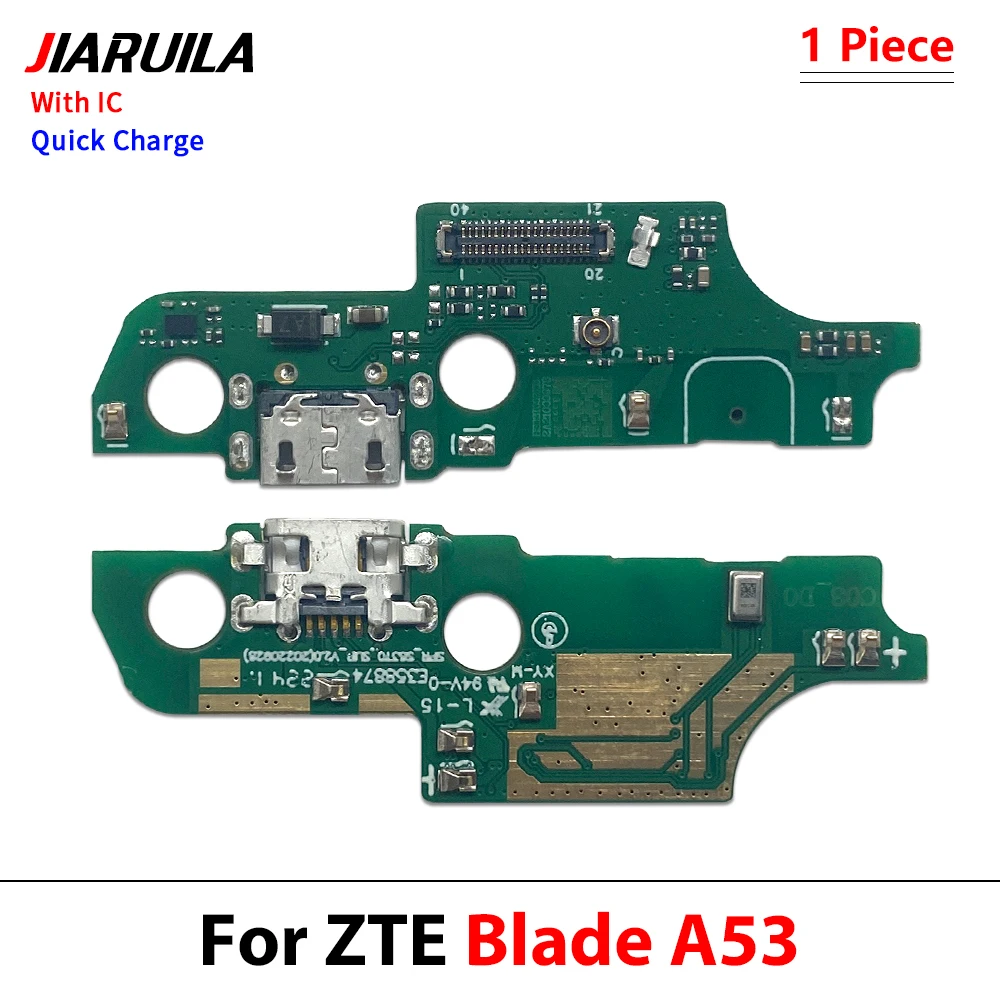 USB Charging Port Charger Dock Connector Board Flex Cable With Mic Microphone For ZTE A53