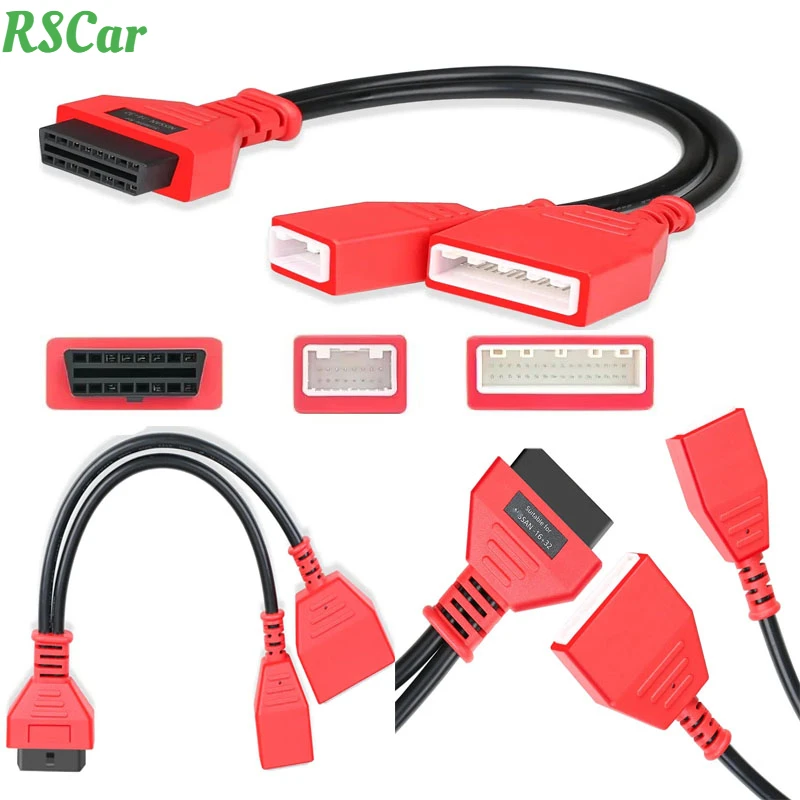 OBD 16+32 Gateway Adapter for Nissan Sylphy B18 Sgw Bypass Cable Key No Need Password Work with Autel IM508 IM608 Lonsdor K518SE