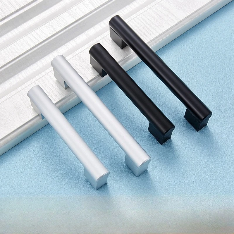 Round Tube Handle Kitchen Cabinet Handle Hardware Accessories Shoe Cabinet Wardrobe Drawer Handle Furniture Decoration Wholesale