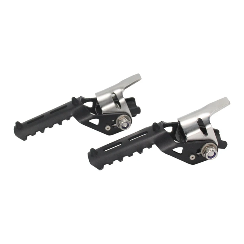 2 PCS Motorcycle Highway Front Foot Pegs Folding Footrests Clamps 22-25Mm Accessories For BMW R1250GS R1200 GS ADV LC 2013-2022