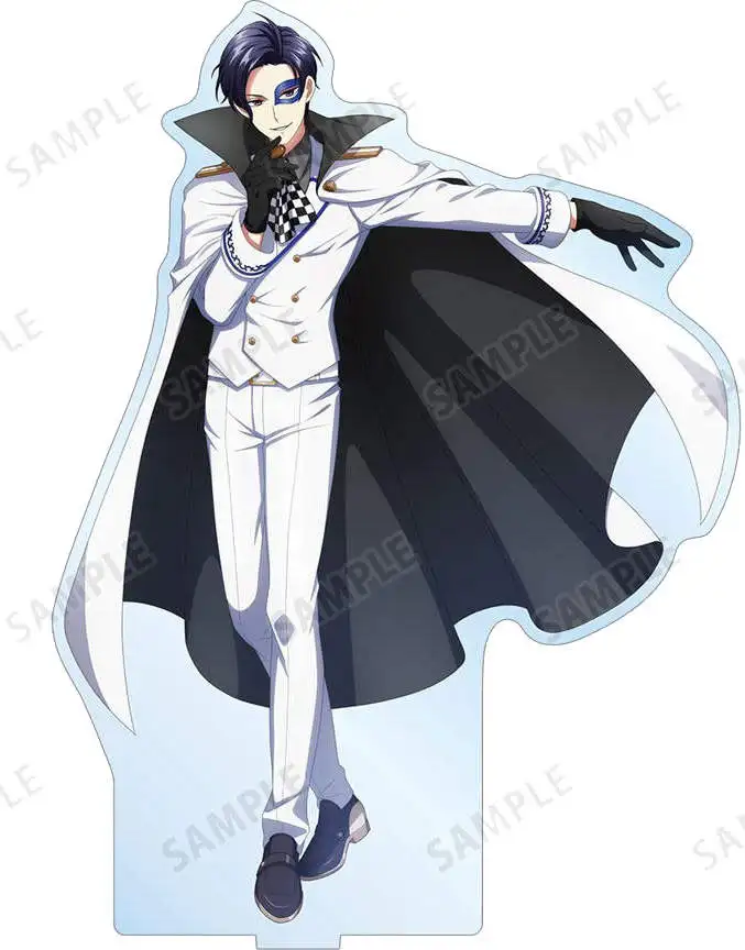 Anime Store Obey Me!Asmodeus Mammon Valentine Phantom Thief Ver Acrylic HD Characters Stand Desktop Decor Charm Gifts About 15cm
