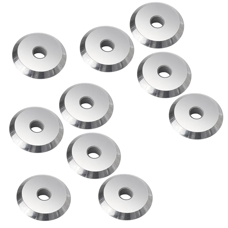 ABUL-For Sigma-Pull Handle Tile Cutter Scoring Wheel Replacement, 13Mm, Alloy Steel, Silver, 10-Pack