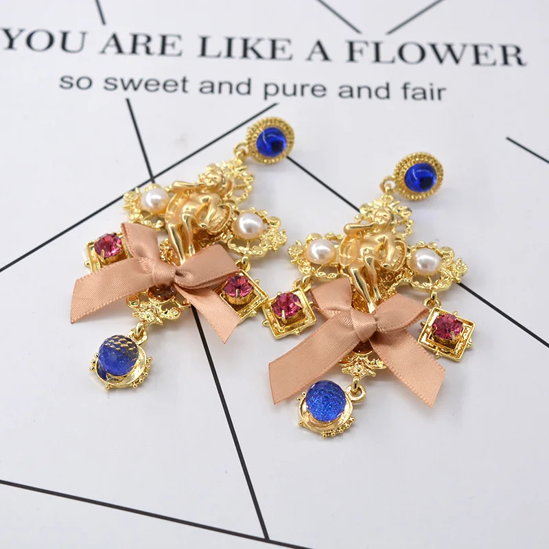 

Romantic artist earrings fashion earrings for woman Pendientes mujer серьги женские boucle d’oreille femmes