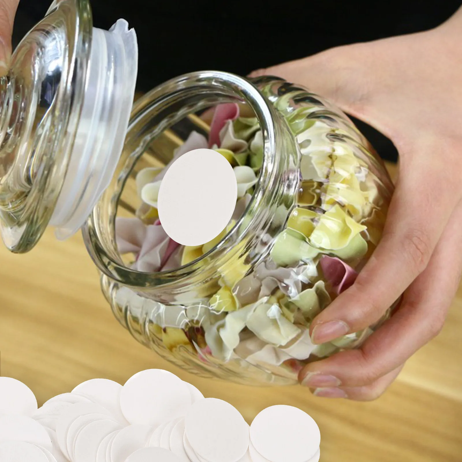 100Pcs Moisture Absorbers Drying Sheets Food Desiccant for Storage Plant Fiber Food Drying Sheets Moisture Absorbent for Rice