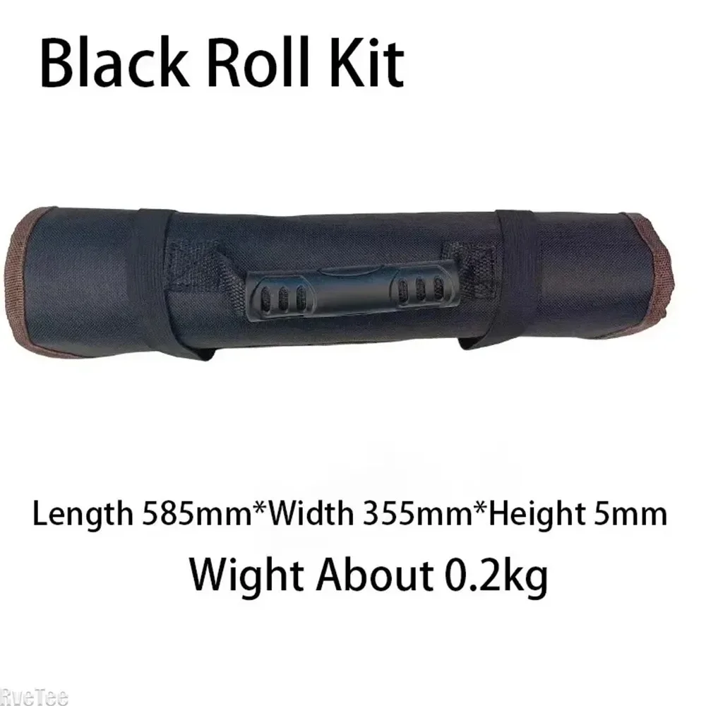 Multifunction Roller Tool Bags Practical Oxford Canvas Handles Bags Electrician Chisel Carrying Toolkit Instrument Package Case