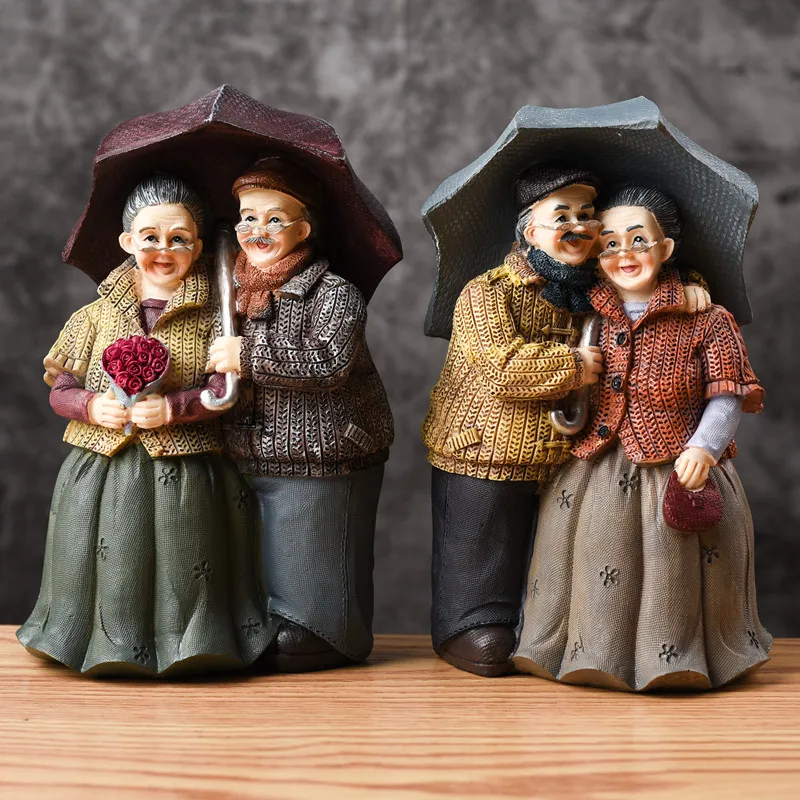 Gifts For Grandparents Elderly Home Decor Room Decoration Best Wishes Ornaments Sweet Wedding Souvenirs Old Couple Love Forever