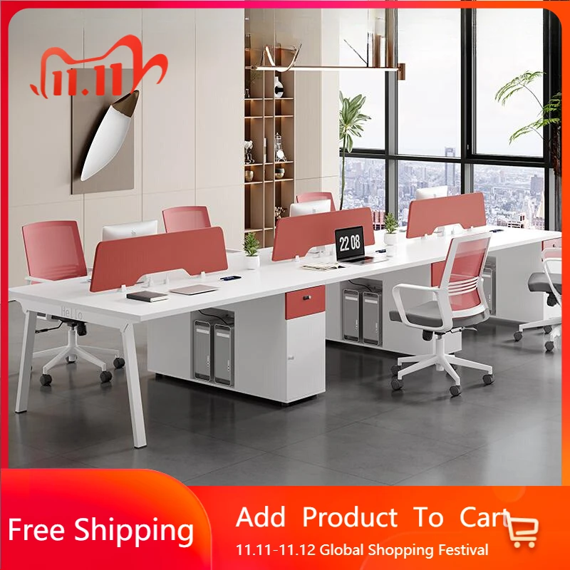 

Organizer Office Desk Standing Study Corner Executive Luxury Drawers Office Desk Shelf Drafting Girl Metal Bureau Furniture