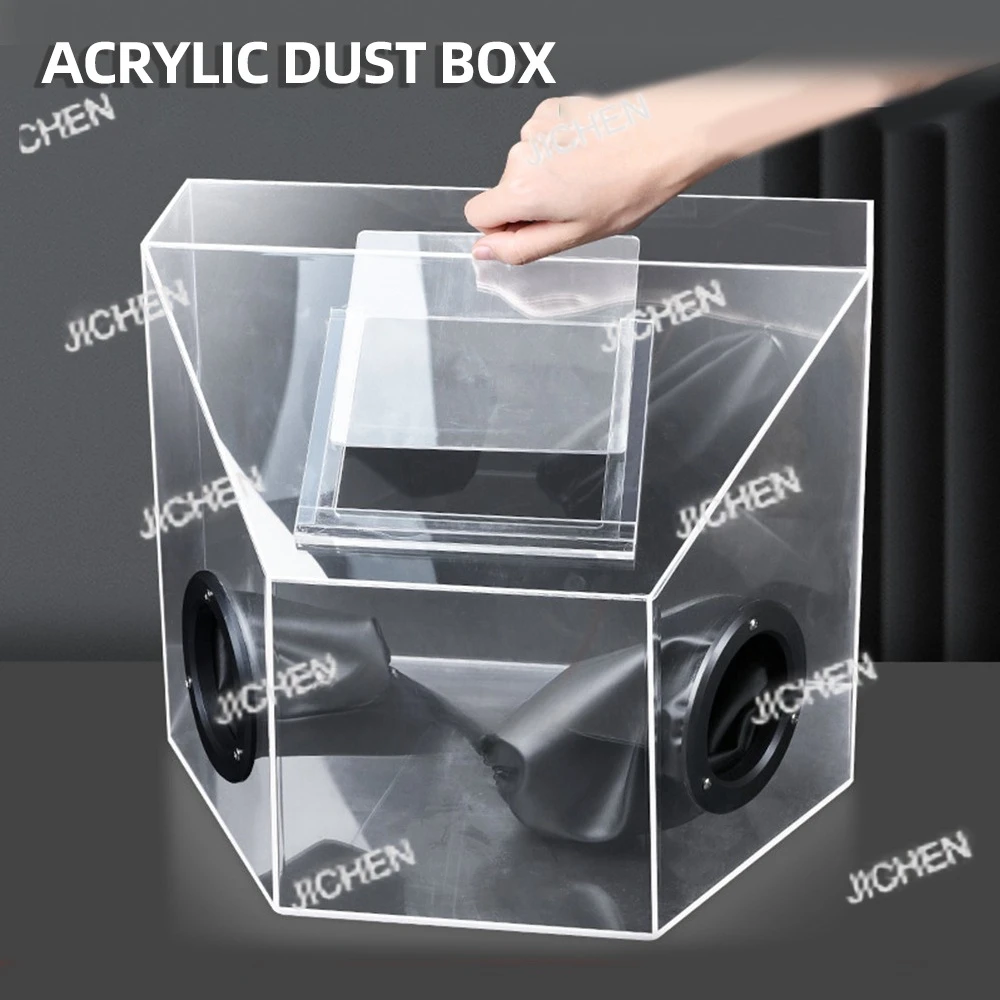 

Встроенная пылезащитная коробка, утолщенная акриловая коробка для резьбы и полировки золота и серебра, герметичная коробка для обработки ювелирных изделий