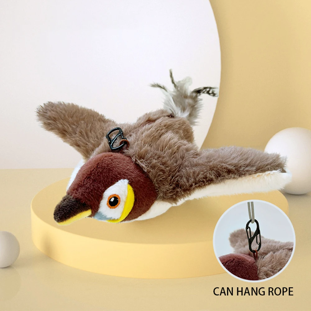 Flappy Chases Cat Toy Interactive Chirping Birds Cat Toy Tear-Resistant Cat Play Toy for Indoor Outdoor Pet Toys Product