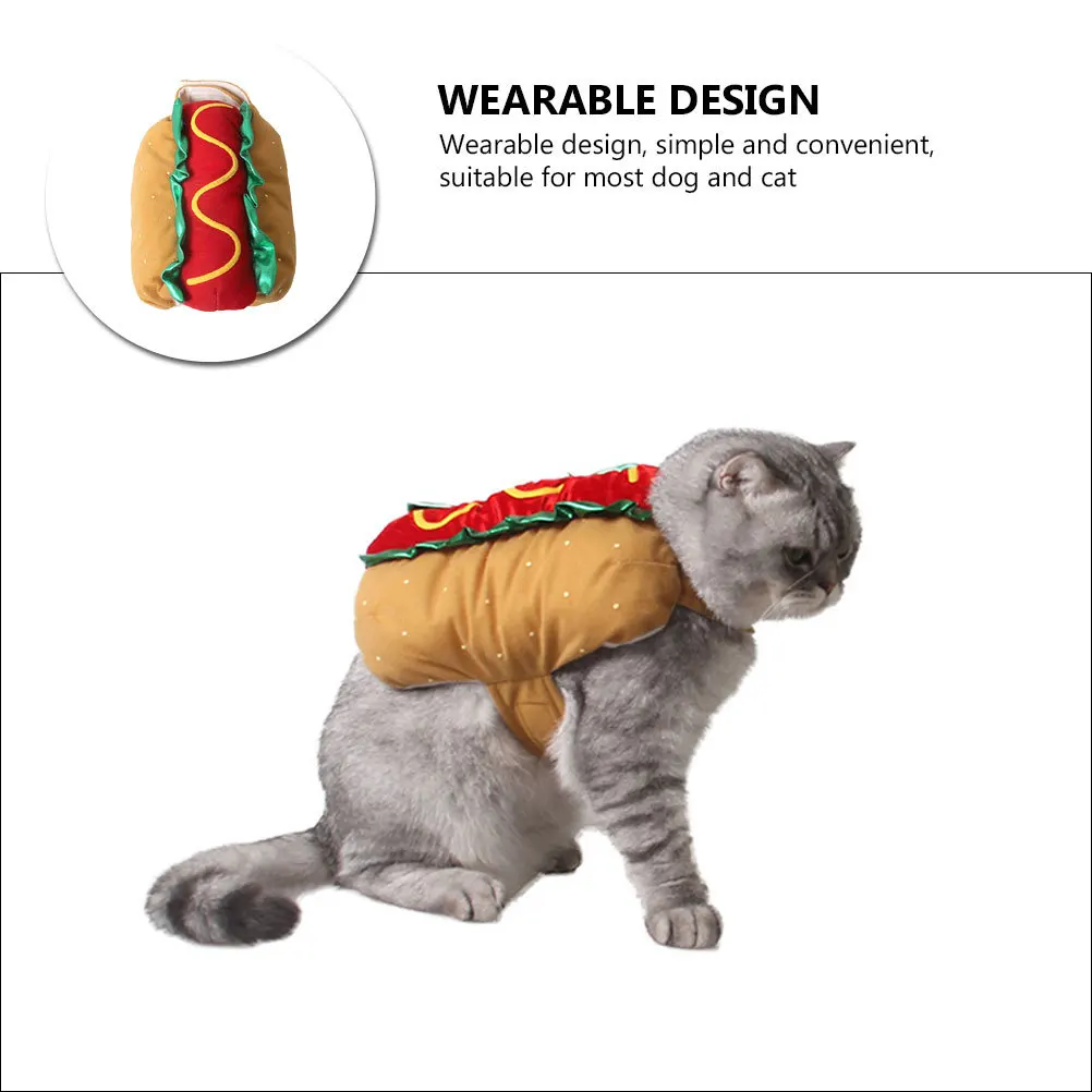 

1Pcs Warm Decorative Pet Costume Creative Dog Cat Clothes Lightweight Festival Holiday Outfit Gift Pet Festival Costume