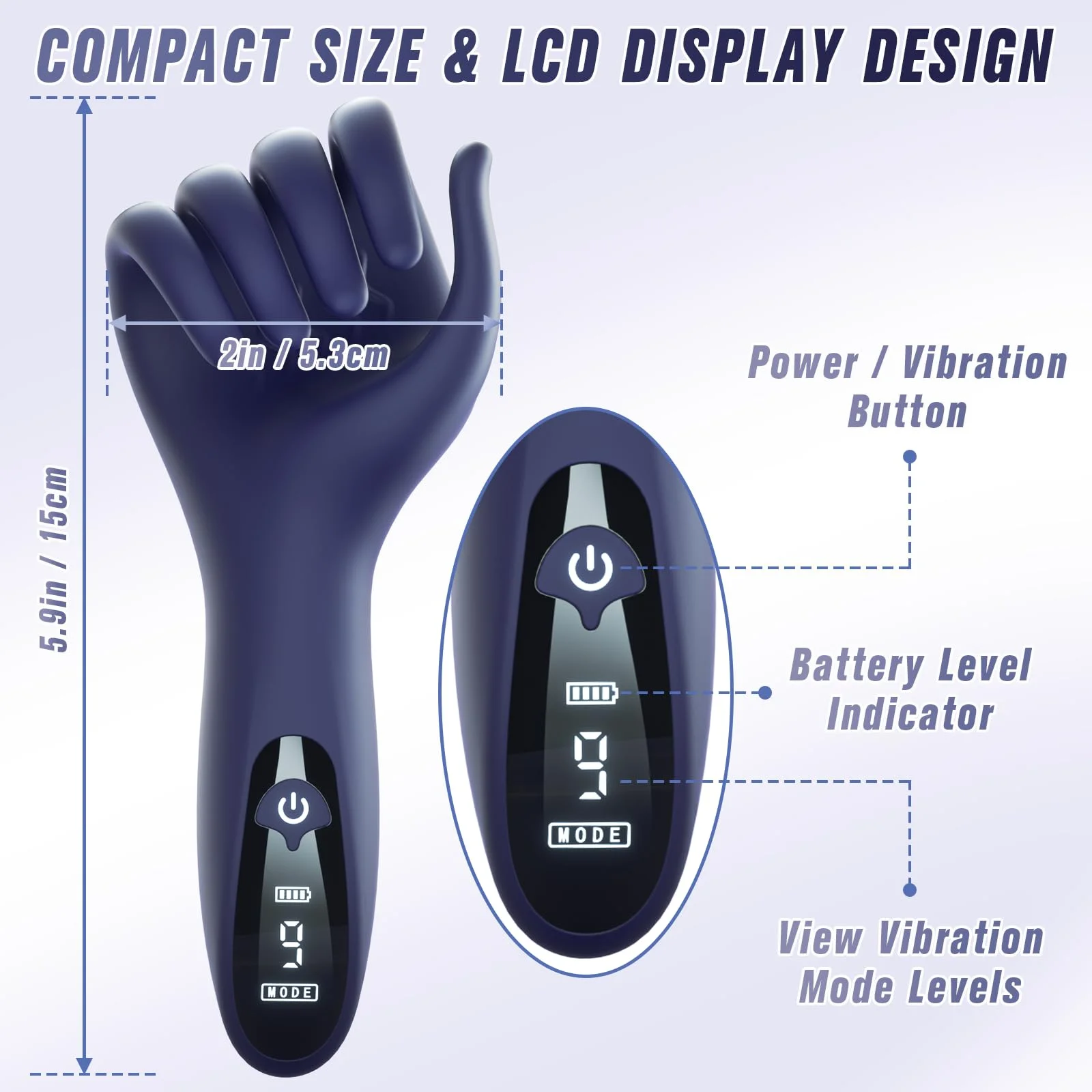 Penis Trainer Glans Vibrator Stimulator Male Sex Toy Glans Penis Long Lasting Exercise Vibrator Stroker Glans Trainer Stimulator view 5