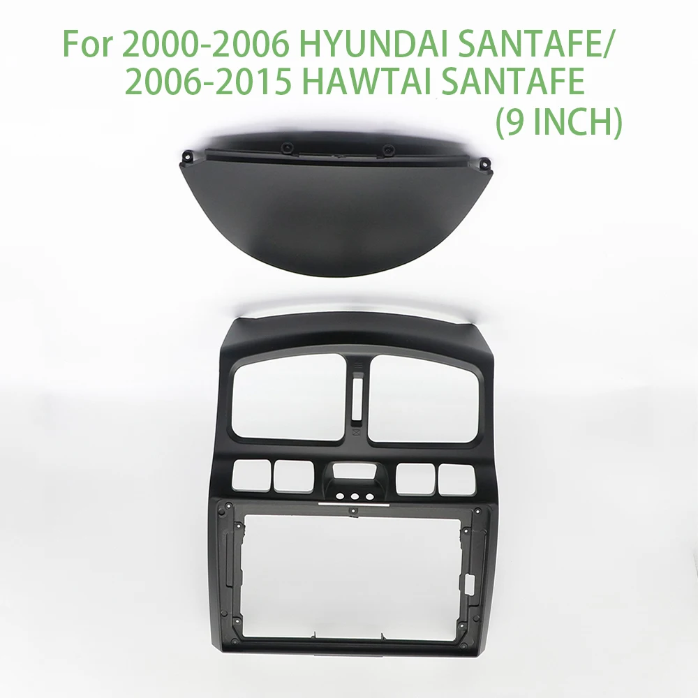 

9 INCH For HYUNDAI SANTAFE 2000-2006 Car Radio Fascias Android GPS Stereo Frame Panel Player 2 DIN Head Unit Installation Trim
