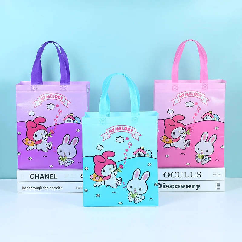 Non Woven Sanrio Gift Bag, Cute Children's Packaging, Candy Gifts, Clothing Packaging, Hand in Hand Bag