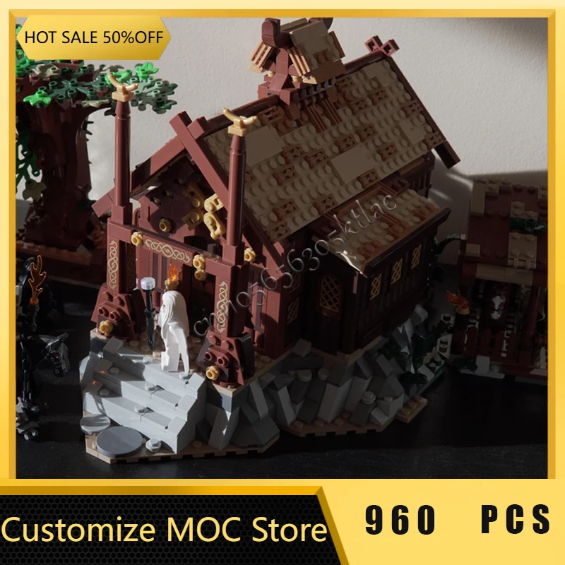 960 قطعة MOC الإبداعية منزل صغير وحدات نموذج اللبنات مجموعات التعليم لتقوم بها بنفسك تجميع الطوب لعب الأطفال هدايا عيد الميلاد #1