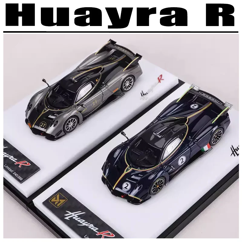 

DMY 1/64 Huayra R игрушечный автомобиль из сплава, литая под давлением металлическая модель, подарки
