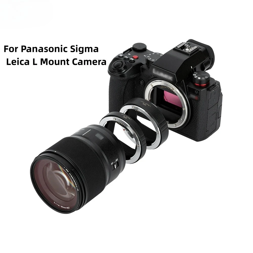 Auto Focus Automatic Extension Tube Lens Adapter Ring 11mm 16mm Electronic for Panasonic Leica Sigma L Mount Camera