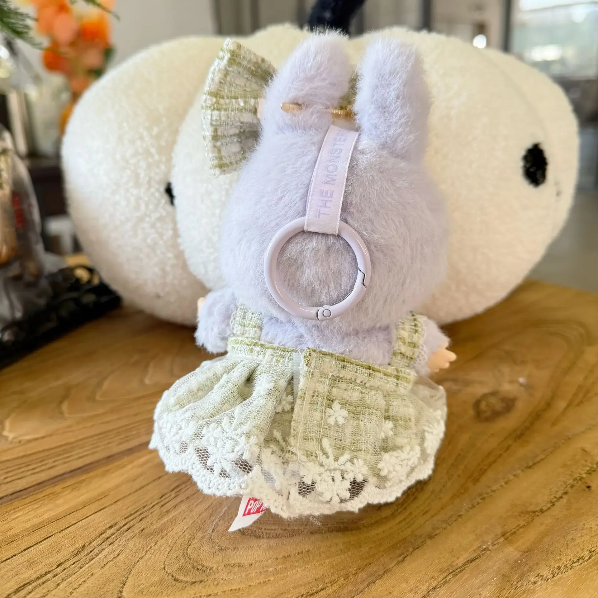 Labubu Set Rok Benang Daisy Hijau Segar Liontin Pengganti Gaun Bayi LABUBU