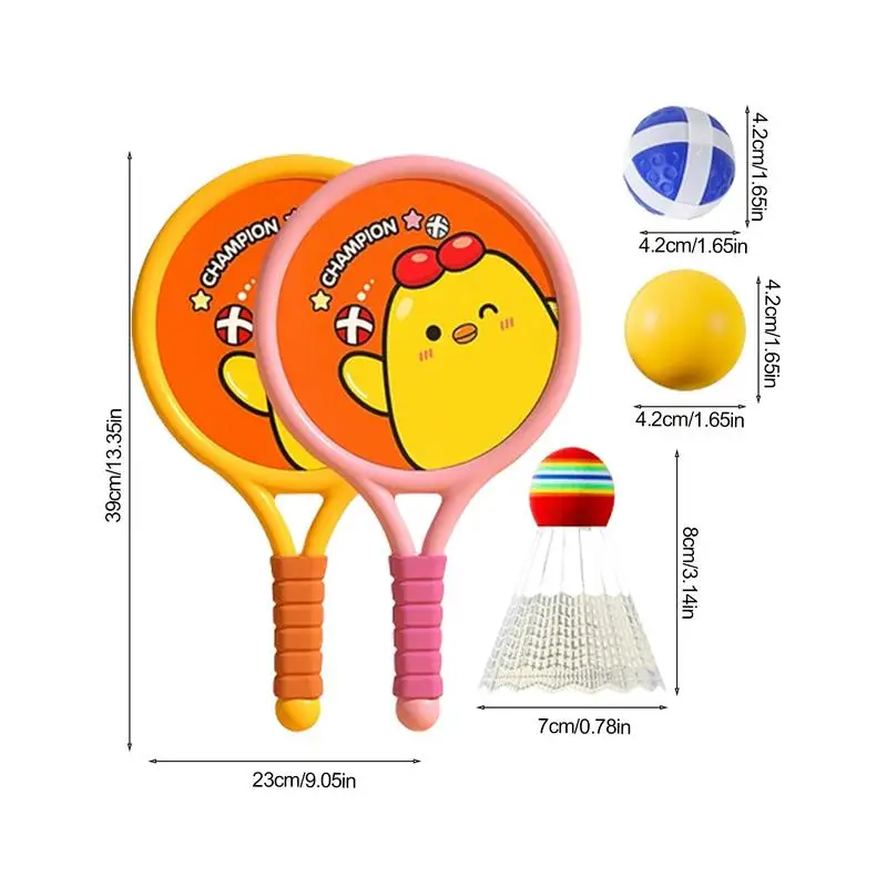 Outdoor Indoor Racket Set Kindersport Badminton Set Dubbel Racket Ouder-kind Interactief Sportspeelgoed Voor Jongens Kinderen Familie