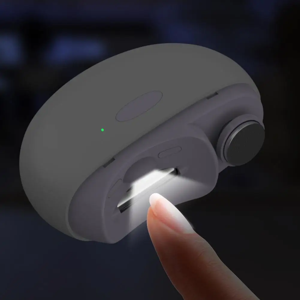 

Professional Electric Nail Trimmer Kit, Ergonomic Automatic And Cutter Catcher Scrap Nail Nail Hidden & With File B1U3