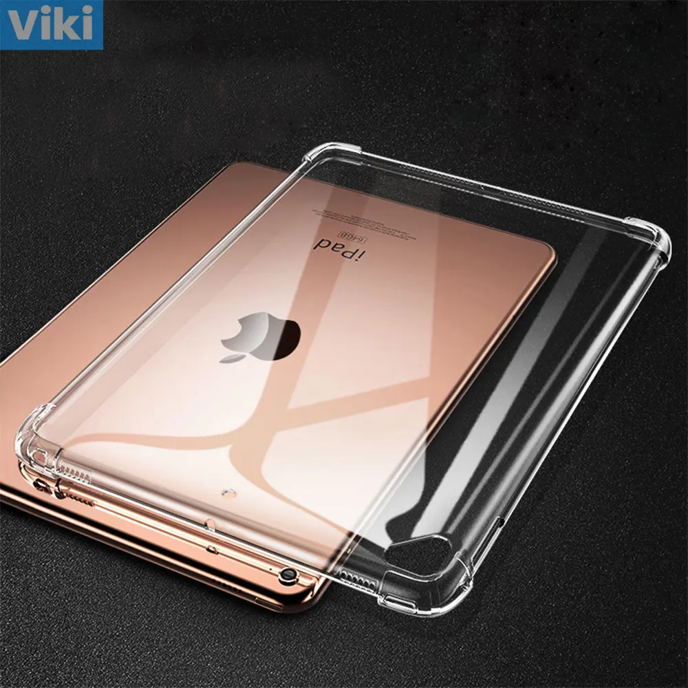 Reinforced Corner Shockproof Soft TPU Clear Case for Apple iPad Mini Air Pro 1 2 3 4 5 6 7 8 7.9 9.7 10.2 10.5 11  2020