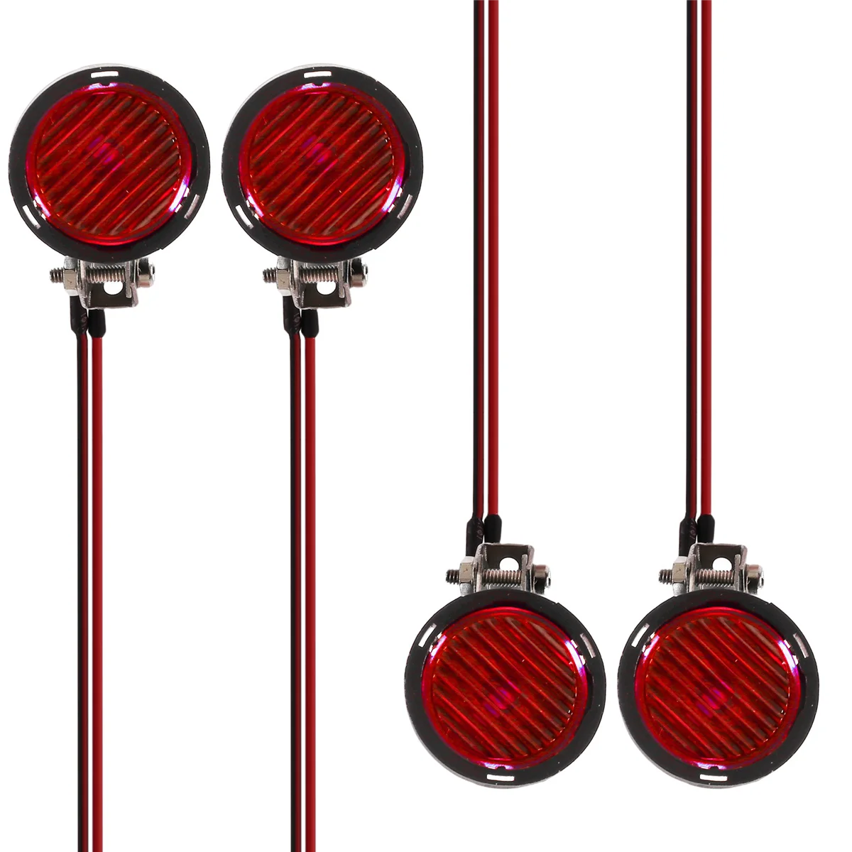 

MACH LED Lights Headlights Spotlight for TRX-4 TRX6 Axial SCX10 SCX24 1/10 1/24 RC Car Truck Decoration Parts 4LED C