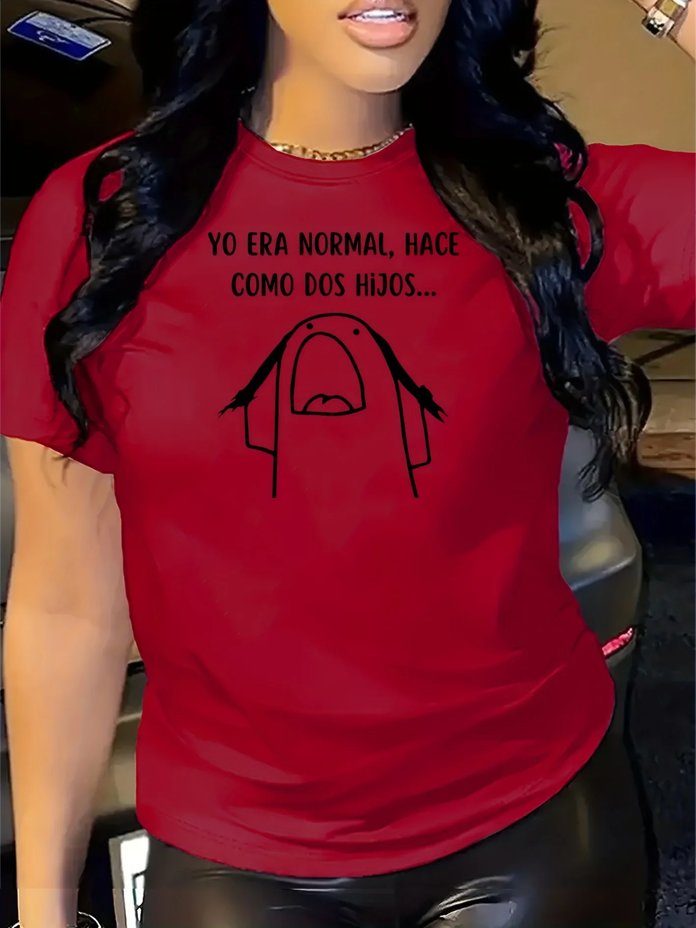 Women's Tops with Funny Little Character Expressions 