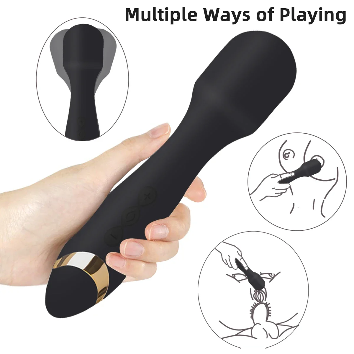 لعبة الجنس 10 طرق 4 سرعات قوية الاستمناء AV ماجيك هزاز البظر محفز منتجات جنسية المثيرة الكبار الجنس لعب للمرأة