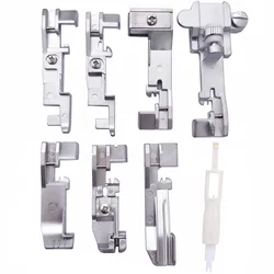 7PCS Presser Feet Set Singer Overlock Serger Presser Foot 14CG754 14SH654 14SH754 14hd854 With Gift Overlock Suk Needle Thread