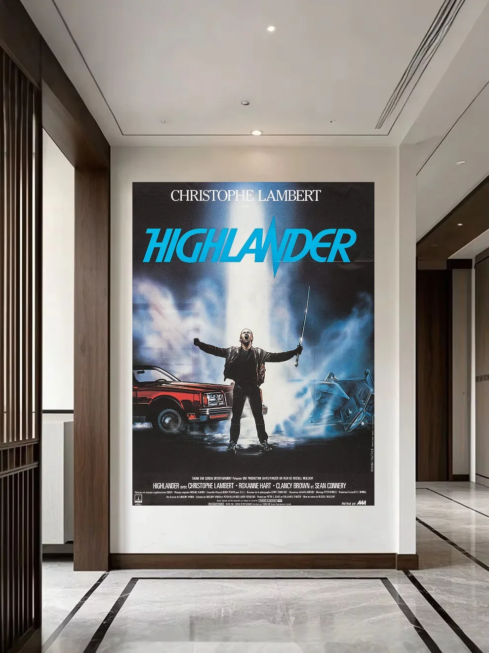 

Highlander Movie, Art Picture Print Silk Poster, Home Wall Decor