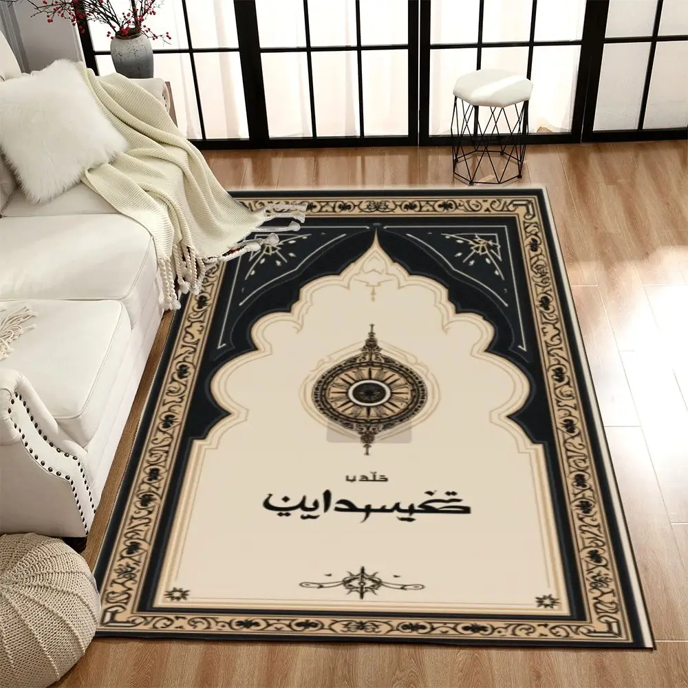

VIKAMA American Light Luxury Super Fine Sand Floor Cushion Comfortable And Soft Living Room Bedroom Sofa Carpet Home Decoration