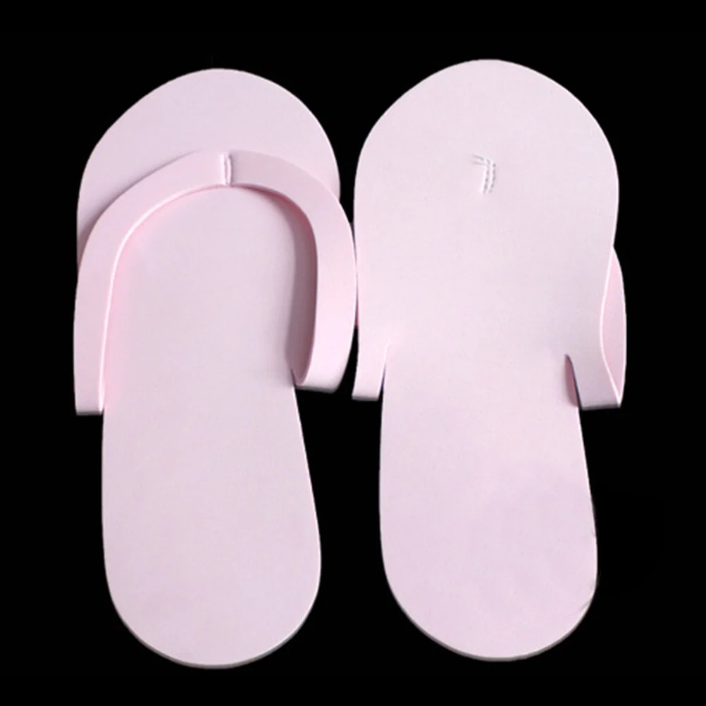 36 Pairs Disposable Slippers EVA Foam Spa Slippers Women Spa Foam Pedicure Slippers Hotel Pedicure Foot Flip Flop Accessory