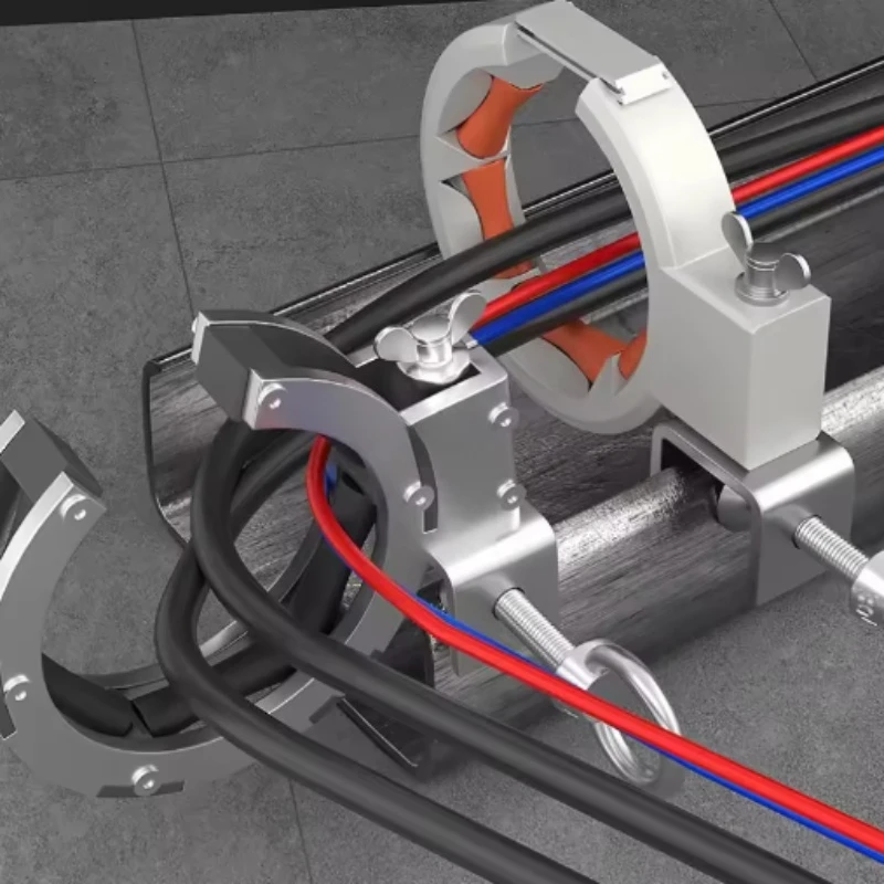 Cable Tray Bridge Pulley Threading Garage Ceiling Integrated Wiring Cable laying Wire Guide Fixation Construction Auxiliary Tool