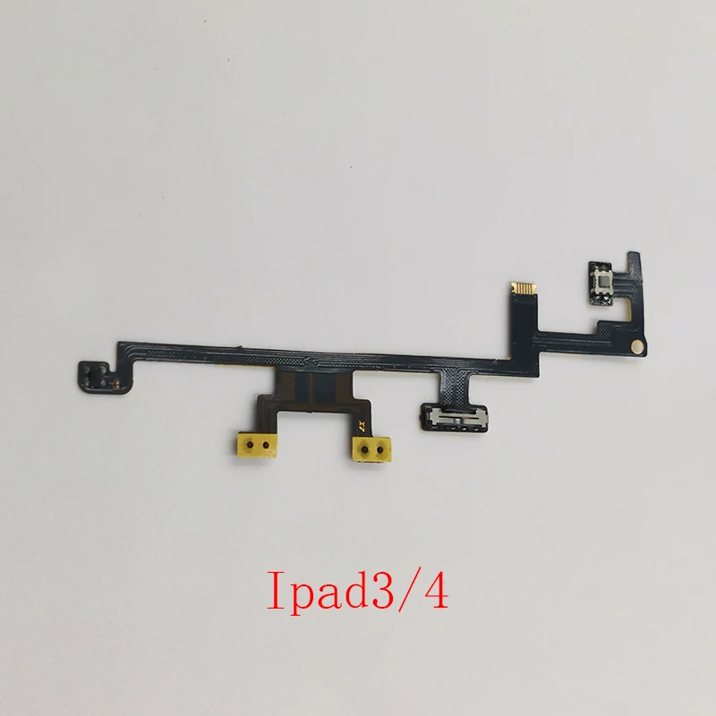 Power Switch Volume Button On/Off Flex Cable For iPad 2 3 4 IPad2 A1395 A1396 A1397 IPAD3 A1416 A1430 IPAD4 A1458 A1460 Mute Key