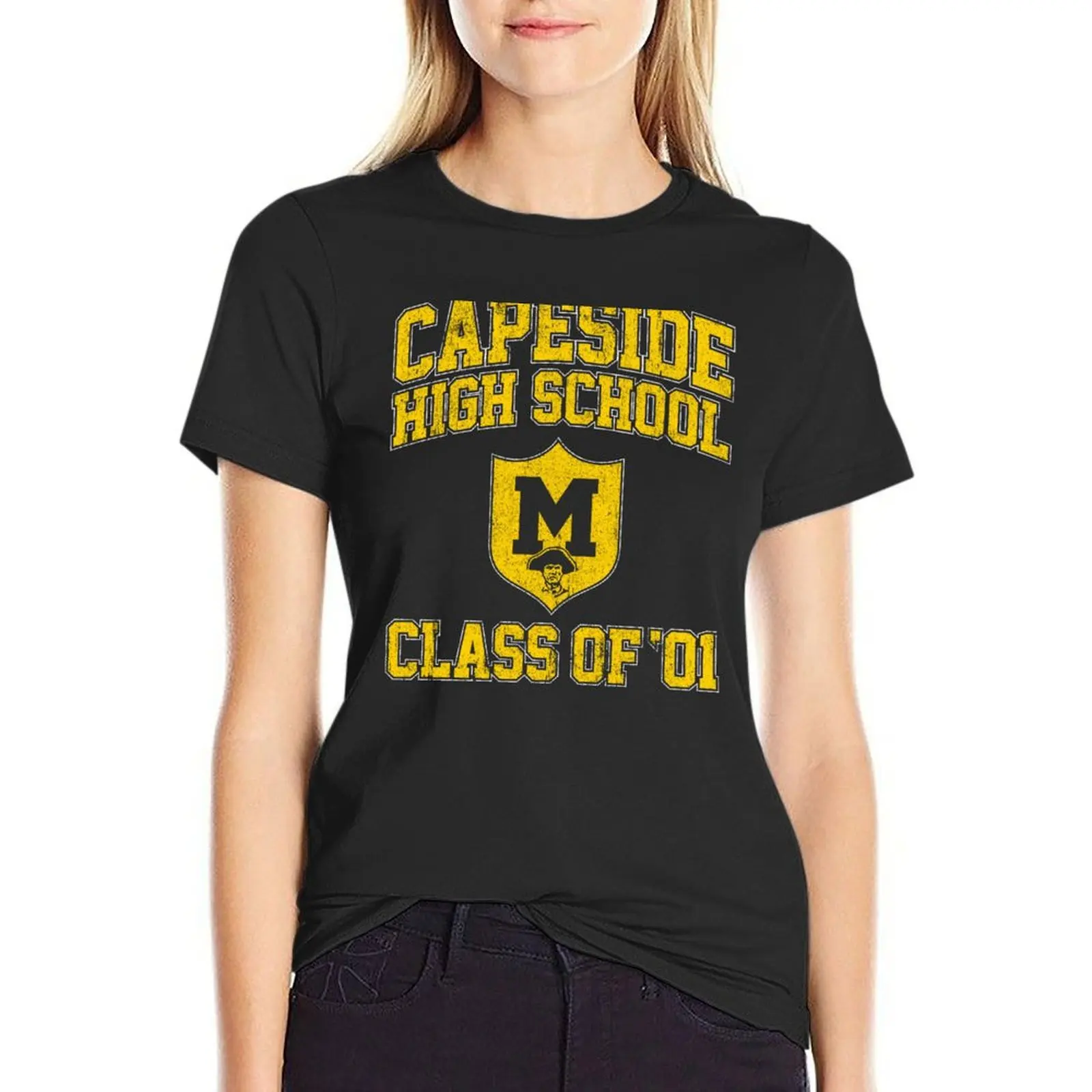 

Capeside High School Class of 01 (Dawson's Creek) T-Shirt sweat sports fans summer top Woman clothing