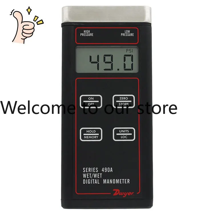 

New DWYER 490A-1 2 3 4 5 6 Digital Pressure Gauge