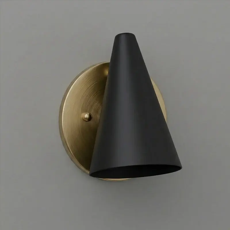 LED Simple Iron Wall Lamp Modern Living Room Bedroom Bedside Lamp Creative Personality Aisle Corridor Entrance Wall Lamp