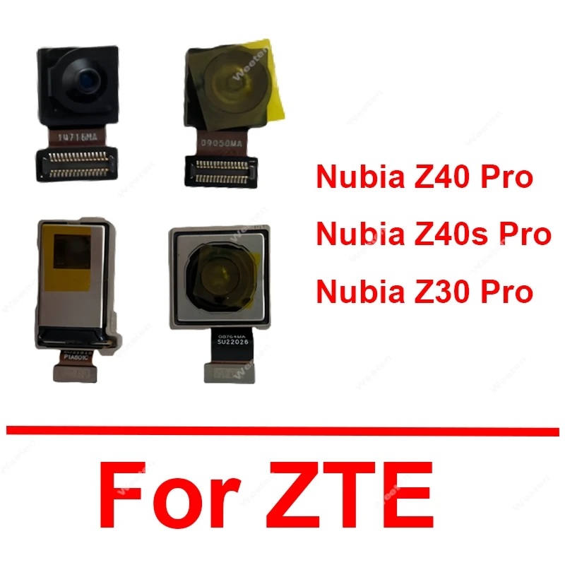 

Rear Camera Primary For ZTE nubia Z30 Z40 Z40s Pro NX667J NX701J NX702J Back Main Front Camera Ultrawide Camera Parts