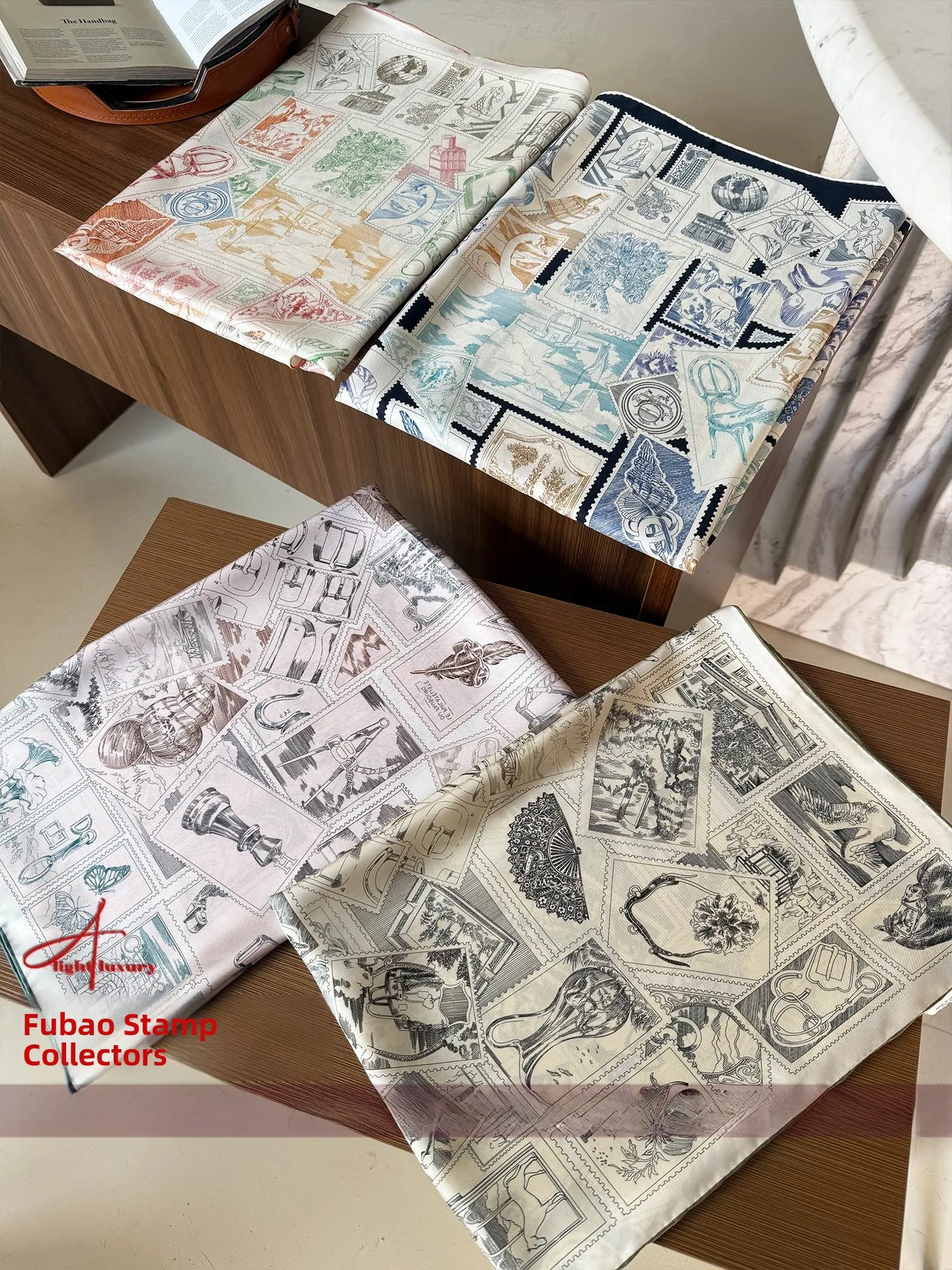 Faionable 90cm 8 Momme Silk Scarf True Silk Square Scarf Versatile 00%  Silk Twill Pattern Sli Accory for ...