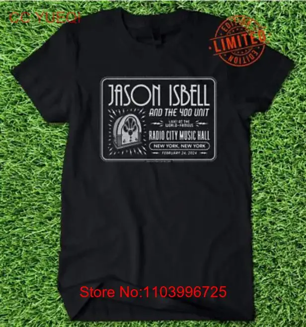 T Shirt Jason Isbell And The 400 Unit New York, NY Radio City Music Hall 2024