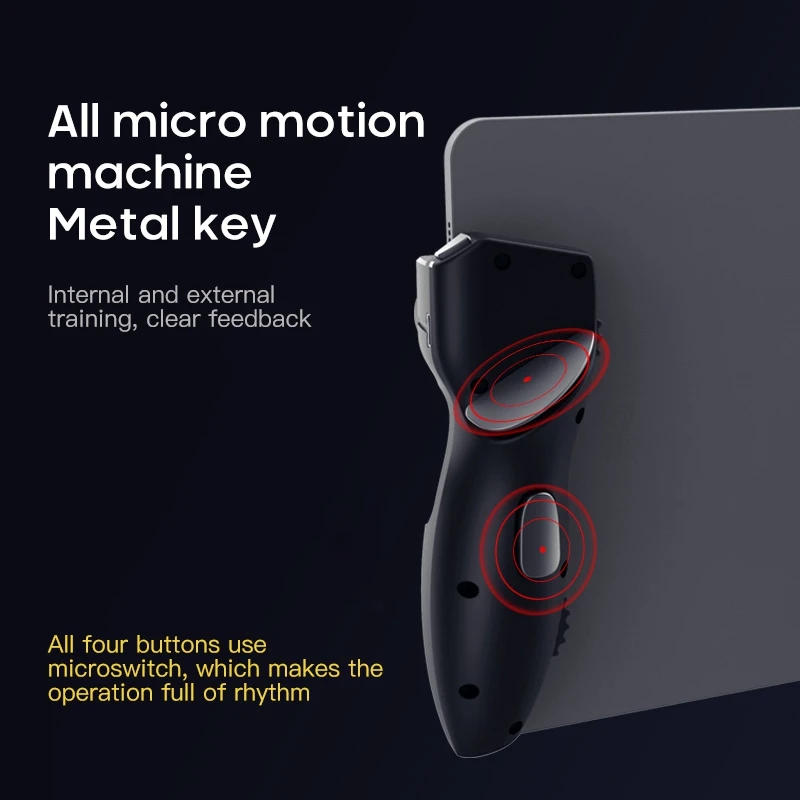 Trigger di gioco M85K, controller telefonico Gamepad controller di gioco a 6 dita per gioco con maniglia joystick