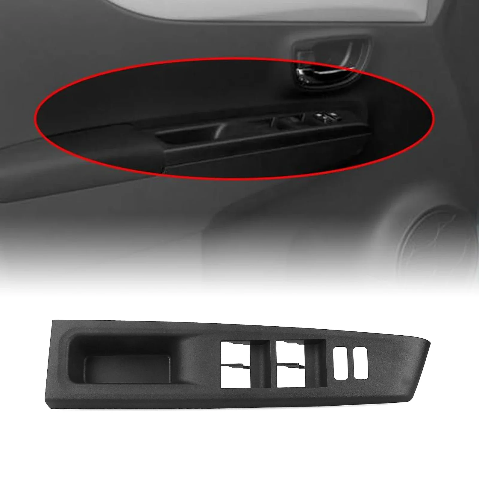 

Pop For Toyota Yaris 2010-2014 Interior Window Switch Lift Control Panel Bezel Left Hand Driver Car