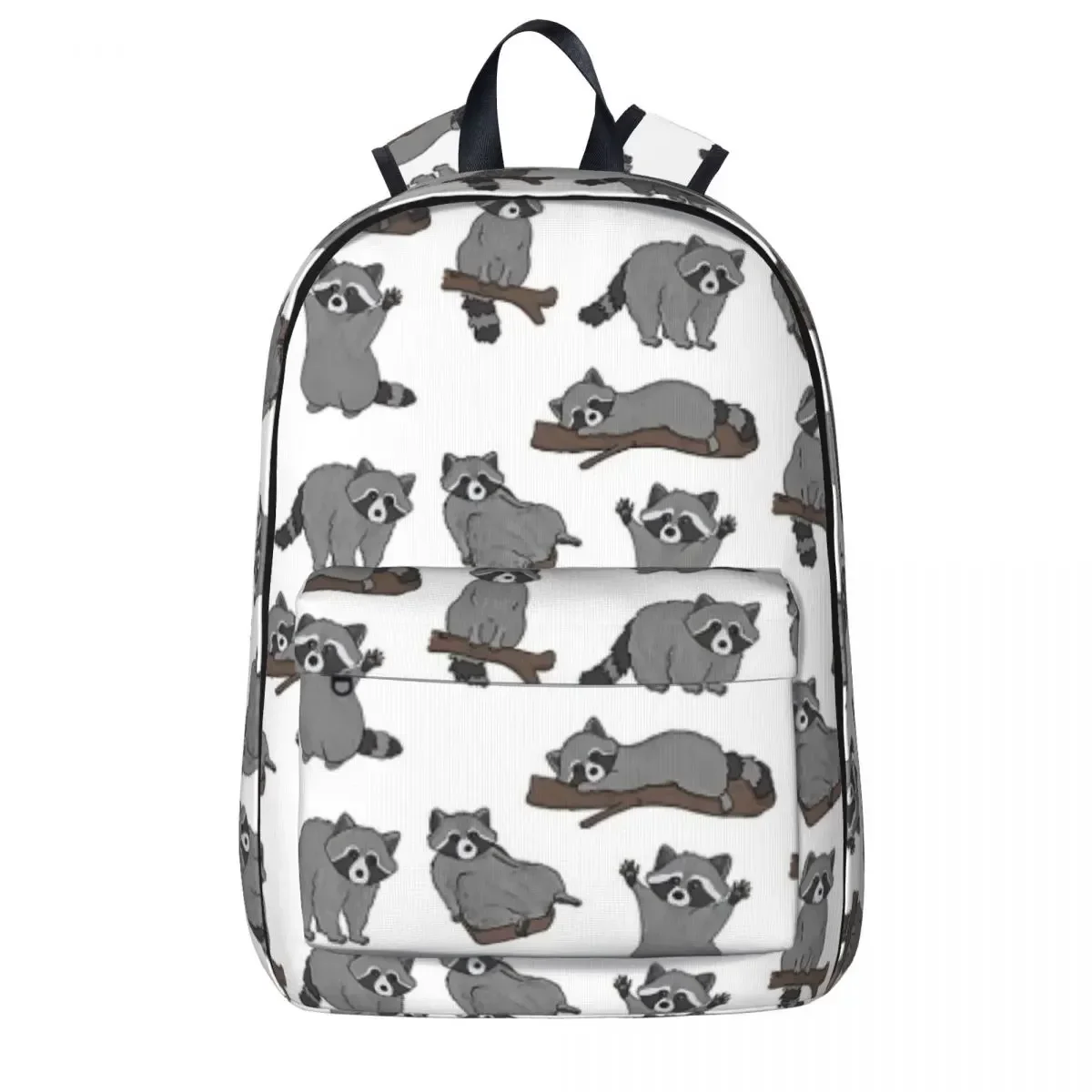 

Raccoons Backpacks Large Capacity Student Book bag Shoulder Bag Laptop Rucksack Casual Travel Rucksack Children School Bag