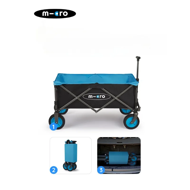 Swiss Maigu Micro Outdoor Four-wheel Camping Vehicle Portable Children's Stroller Camping Picnic Stroller