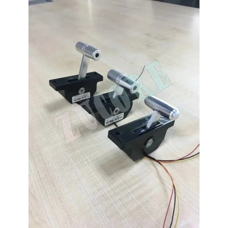 اصنع لقضيب دفع الفيديو T-BAR عصا التحكم أحادية المحور لقاعة عصا التحكم الصناعية نموذج جوي بدون طيار قضيب سحب