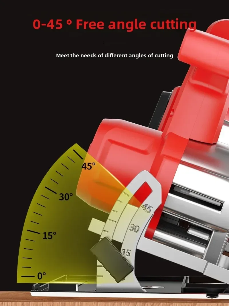 110V/220V Brushless Cordless Circular Saw Lithium Battery Woodworking Cutting Tool Electric Power Tools AR