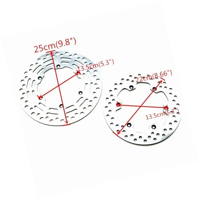 Motorcycle Racing Front + Rear Brake Disc for Suzuki DR250R 1995-2000 DRZ400 Y/K/E SY/SK 2000-2009 DR350 Custom