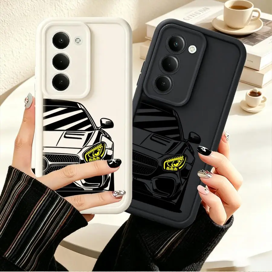 Phone Cover Case for Samsung Galaxy A35 A36 A56 A34 A53 A54 A15 A16 A26 A32 A12 A13 A23 A71 A72 A51 A73 Sports Car Sketch
